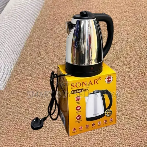Safe 360° Rotational Base Stainless Steel Electric Kettle