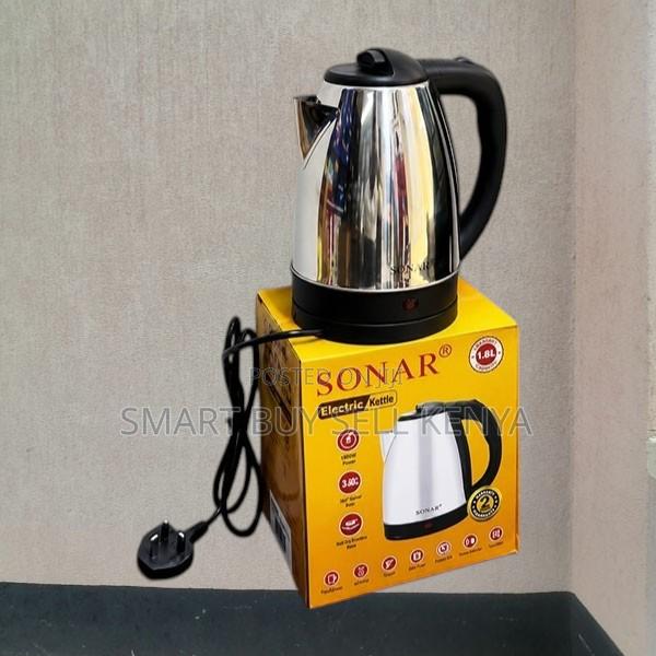 Ergonomic Large Capacity 1500 Watts Stainless Steel Electric Kettle
