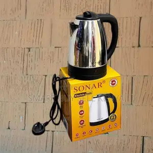 Ergonomic Large Capacity 1500 Watts Stainless Steel Electric Kettle