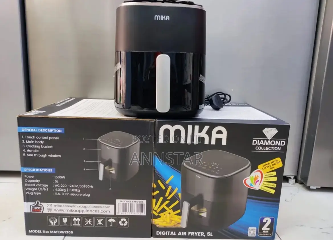 Mika Air Fryer Digital 5l