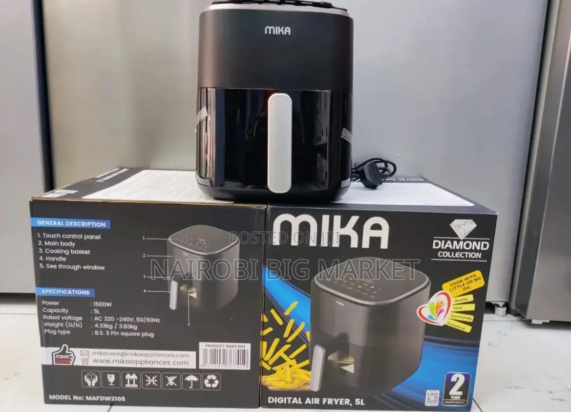 Mika Air Fryer Digital 5l