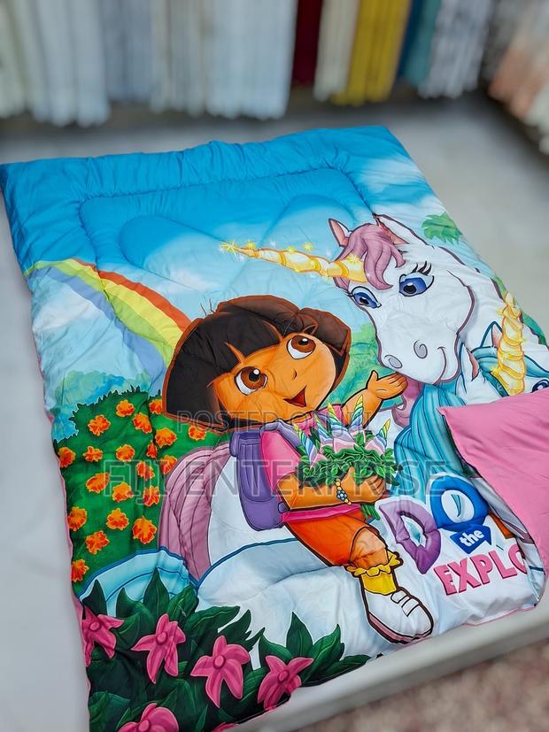 Kids Cartoon Duvet Set – 4×6 | Bedsheet Pillowcase - thumbnail 13