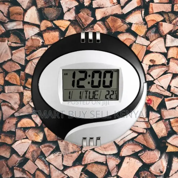 Bright Easy-to-Read Kadio Table Wall Mount Digital Clock