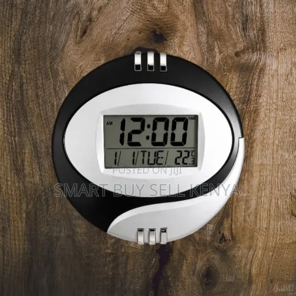 Bright Easy-to-Read Kadio Table Wall Mount Digital Clock