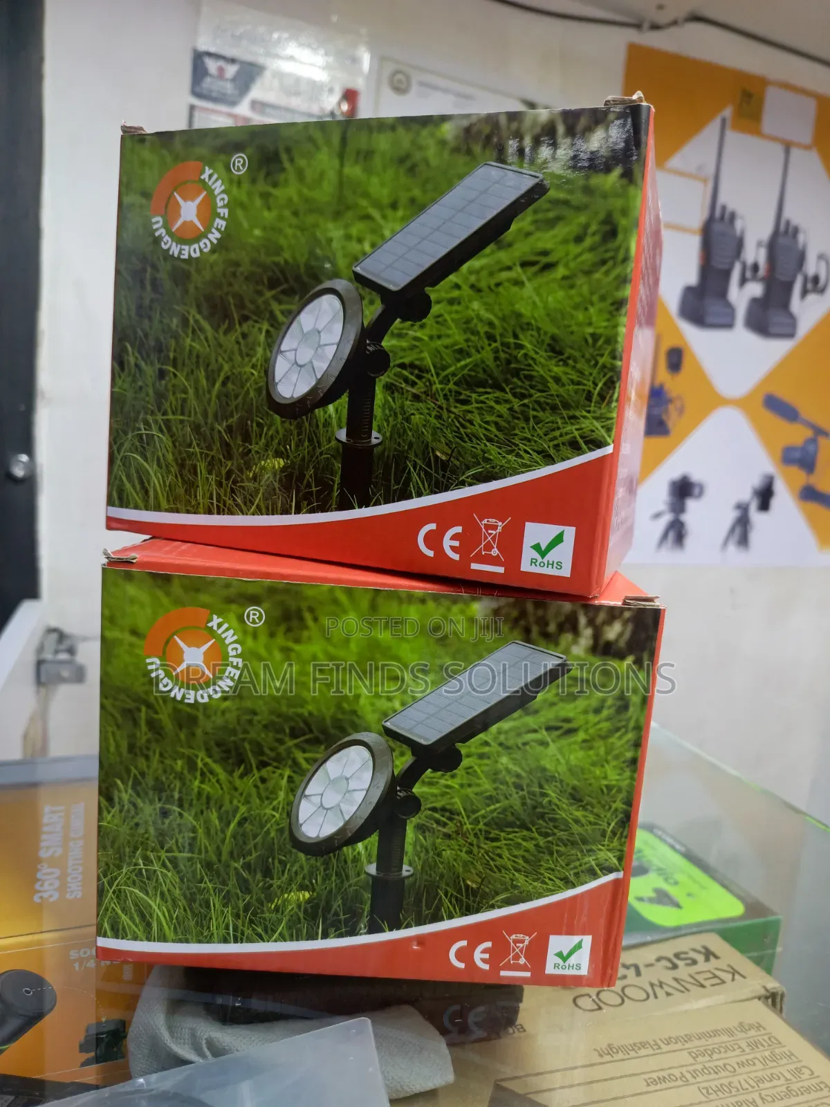 2pieces Outdoor Solar Pathway Lighting