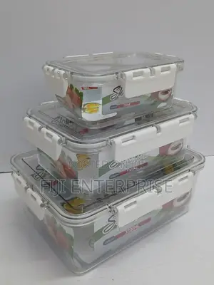 Transparent Acrylic Airtight Pantry Storage Boxes Sealed Lock Lid