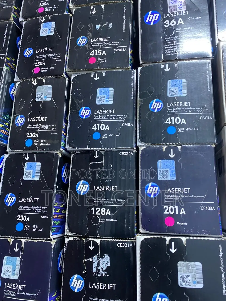 Genuine Hp 128a Black Toner Cartridge