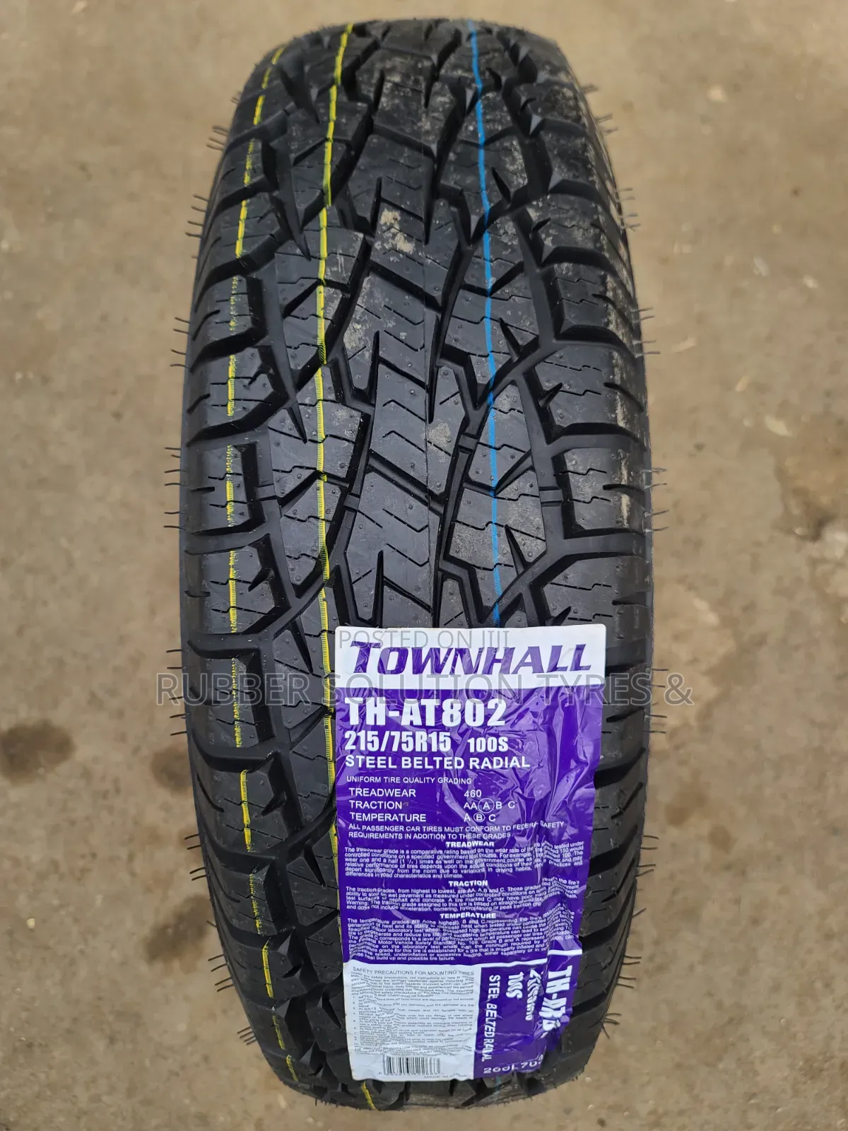 215 /75 R15 Townhall Tyres 100s Th-a/T802 All-Terrain