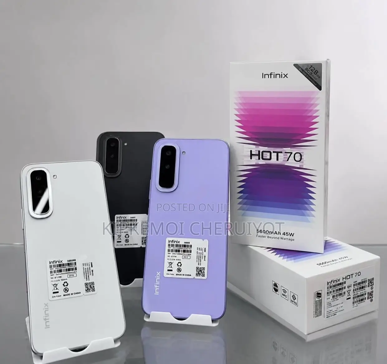 New Infinix Hot 70 128 GB Purple