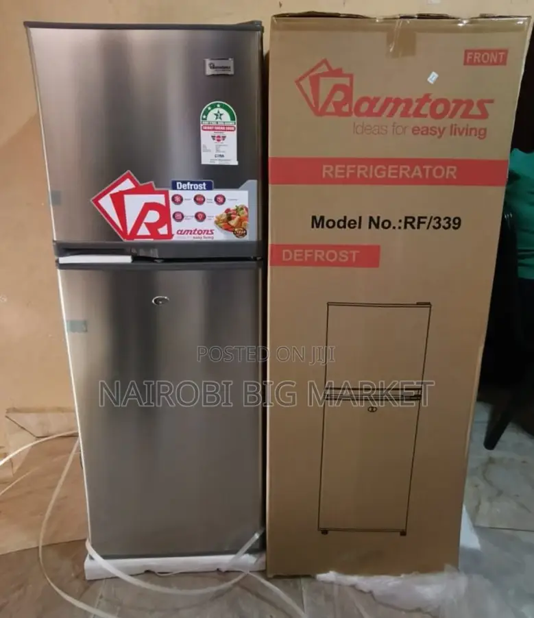 Ramtons 138 Litres Double Door Refrigerator