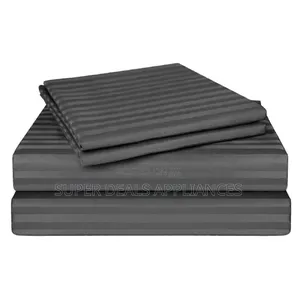 Pure Cotton Stripped Bedsheet