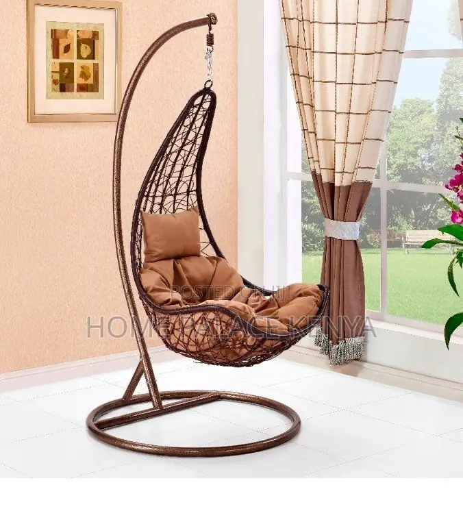 Outdoor Swing: Bird Nest Balcony Hanging Rattan Chair