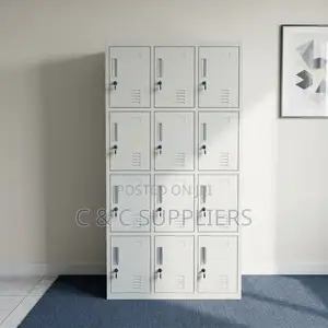 12-Door's Metallic File Locker