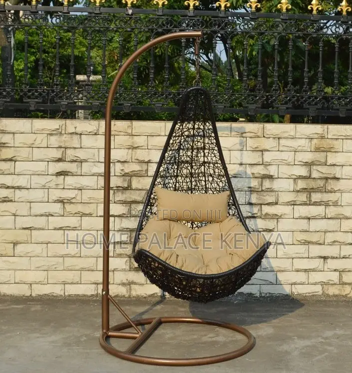 Outdoor Swing: Bird Nest Balcony Hanging Rattan Chair
