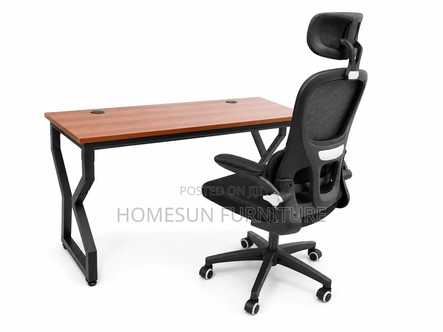 Modern Office Desk Ergonomic Mesh Chair Set