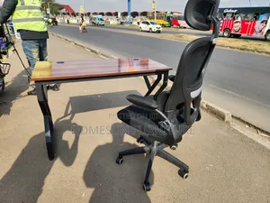 Modern Office Desk Ergonomic Mesh Chair Set