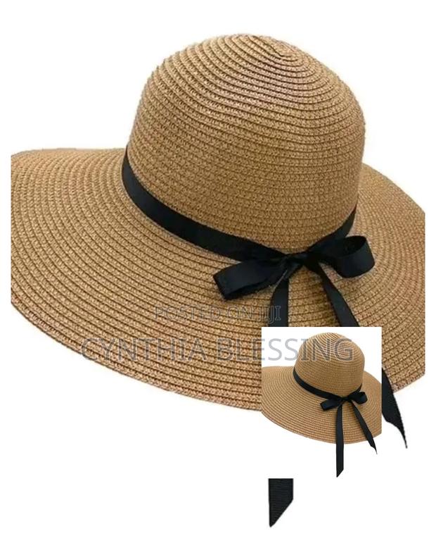 Fashion Light Brown Summer Hat - thumbnail 2