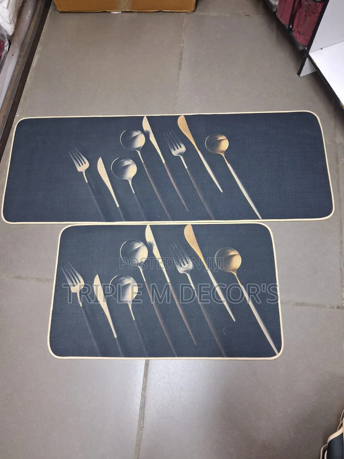 Durable 2 Piece Kitchen Mat