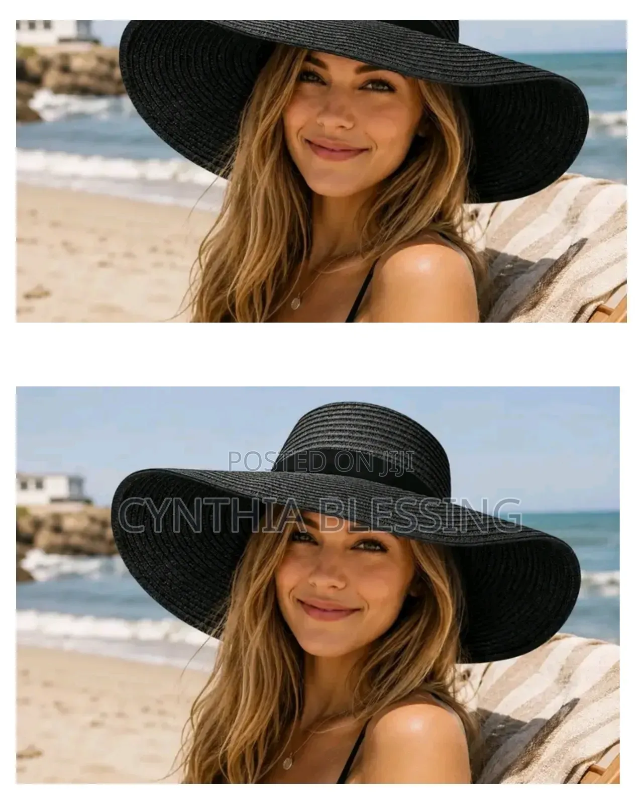 Fashion Black Summer Hat