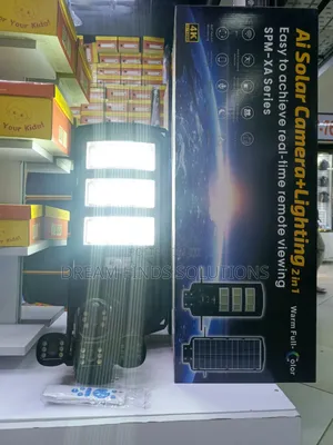 Solar Powered 2-in-1 CCTV Camera and Security Light 