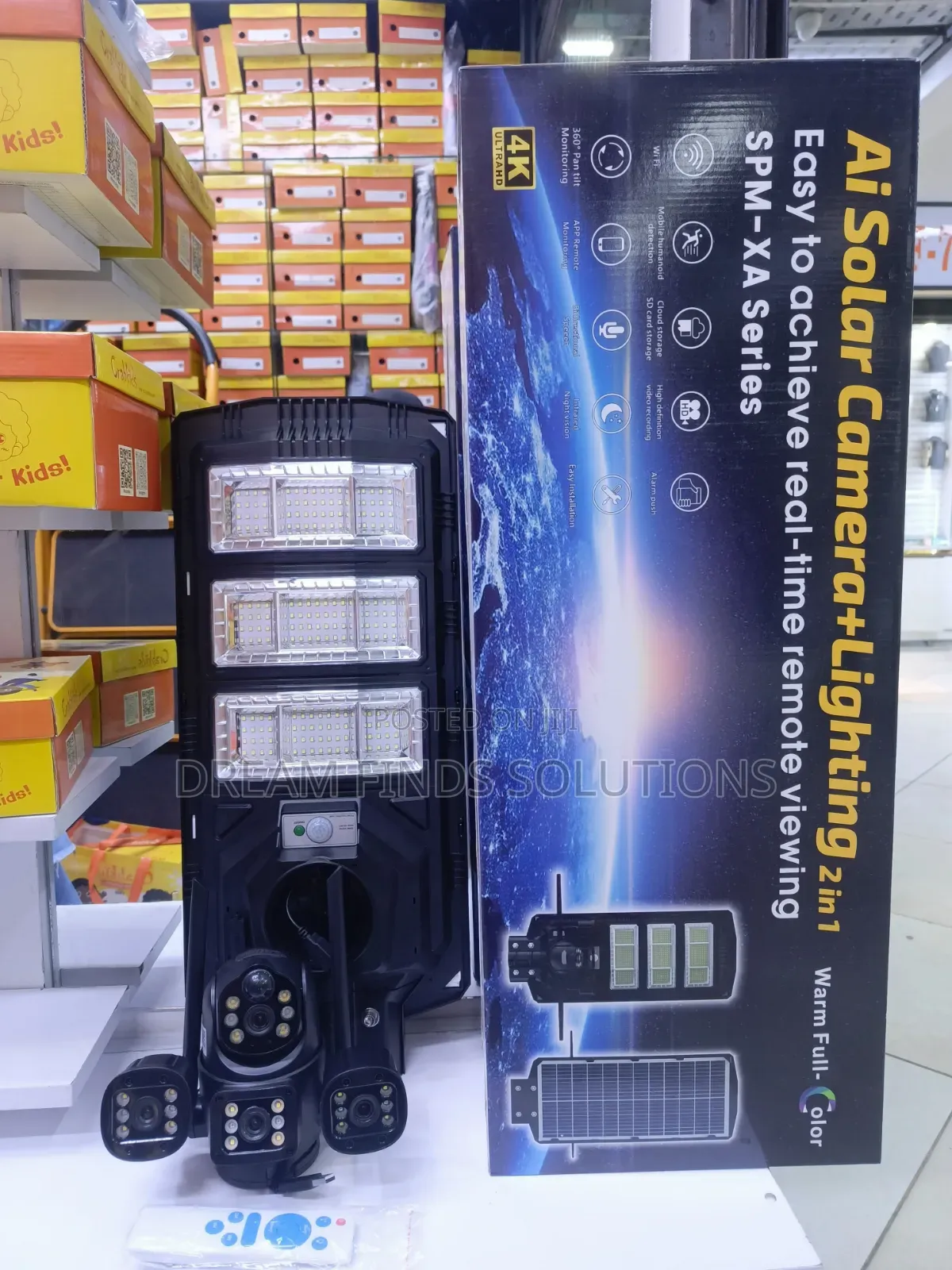Ultra Modern Ai Solar Camera+Lighting 2 in 1 (Spm-Xa Series)