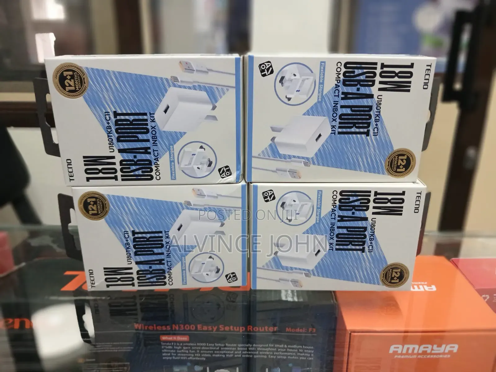 Tecno 18w Fast Charger