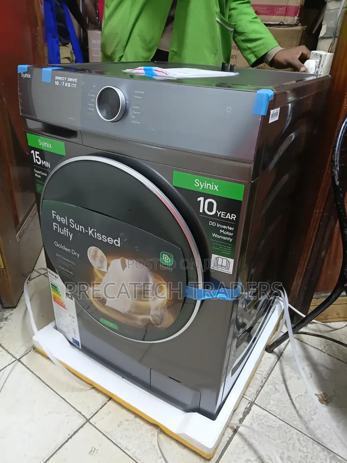 Washing Machine Syinix 10kg Washer 7kg Dryer Combo – Direct Inverter