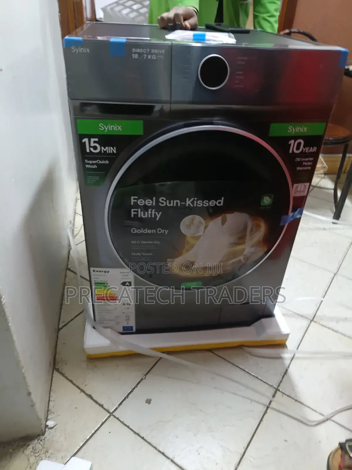 Washing Machine Syinix 10/7kg Front Load Washer Dryer