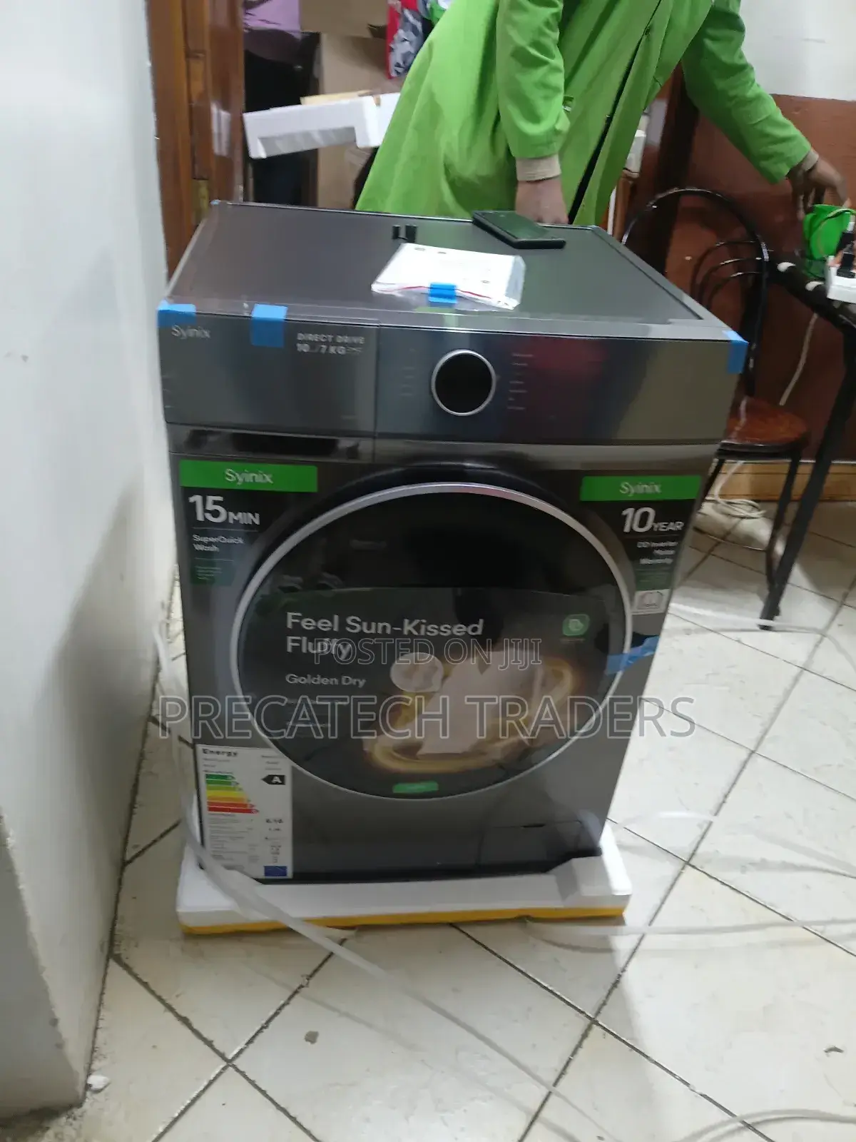 Syinix Front Load Washer Dryer 10kg/7kg – Energy Saving