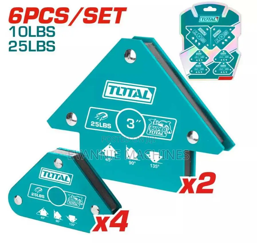 Total Tamwh6002 6 PCS Magnetic Welding Holder Set