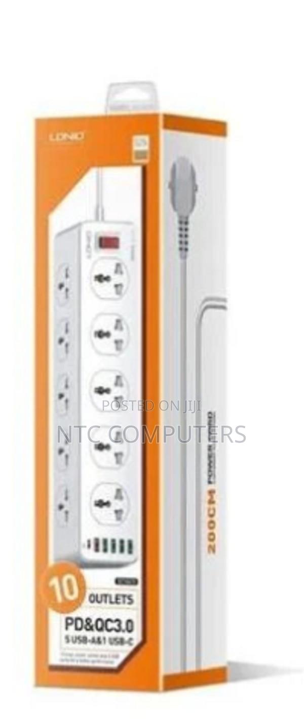 Ldnio 10 Port Outlets Smart Surge Protector Extension Socket (Sc10610) - thumbnail 2