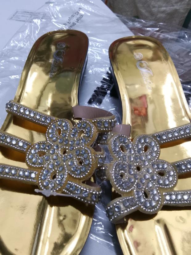 Ladies Sandals Gold / Silver - thumbnail 2