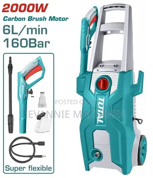 Total Tgt11376 High Pressure Washer 2000w