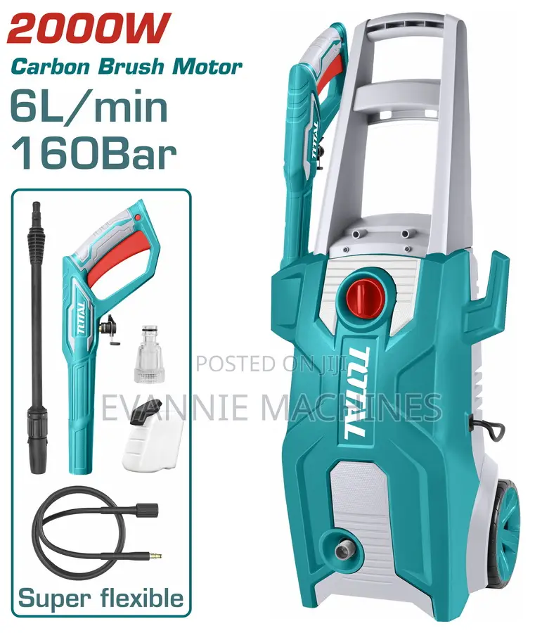 Total Tgt11376 High Pressure Washer 2000w