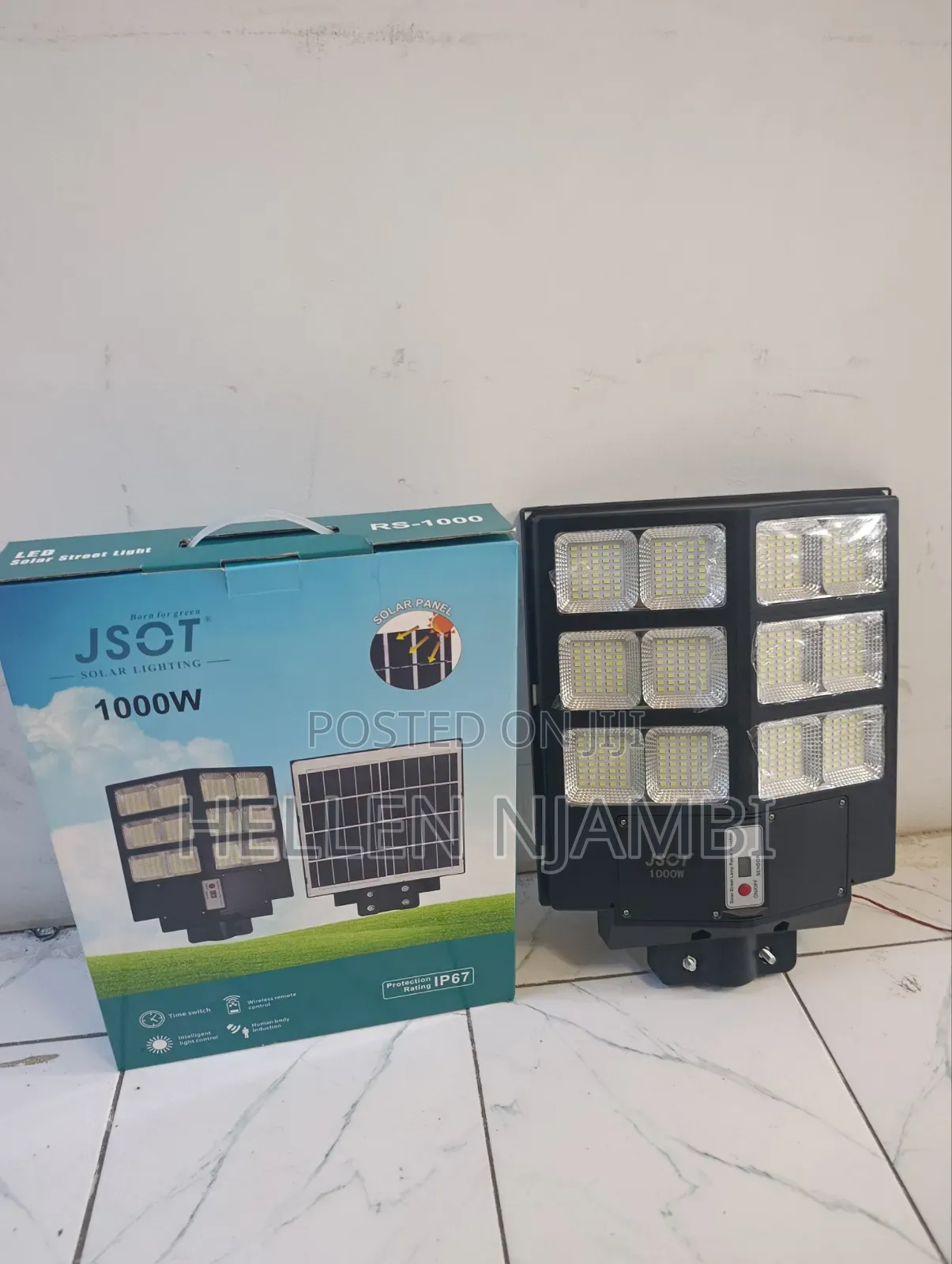 Jsot 1000watts Solar Streetlight With Motion Sensor
