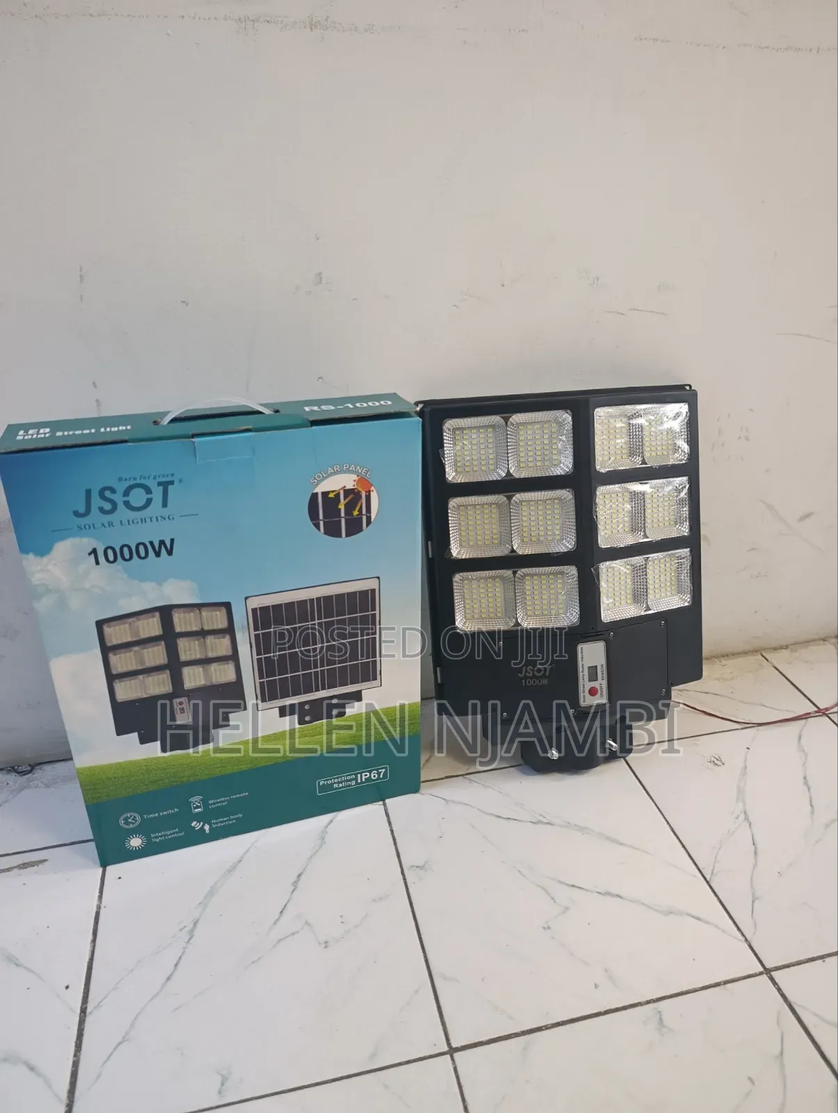 Jsot 1000watts Solar Streetlight With Motion Sensor