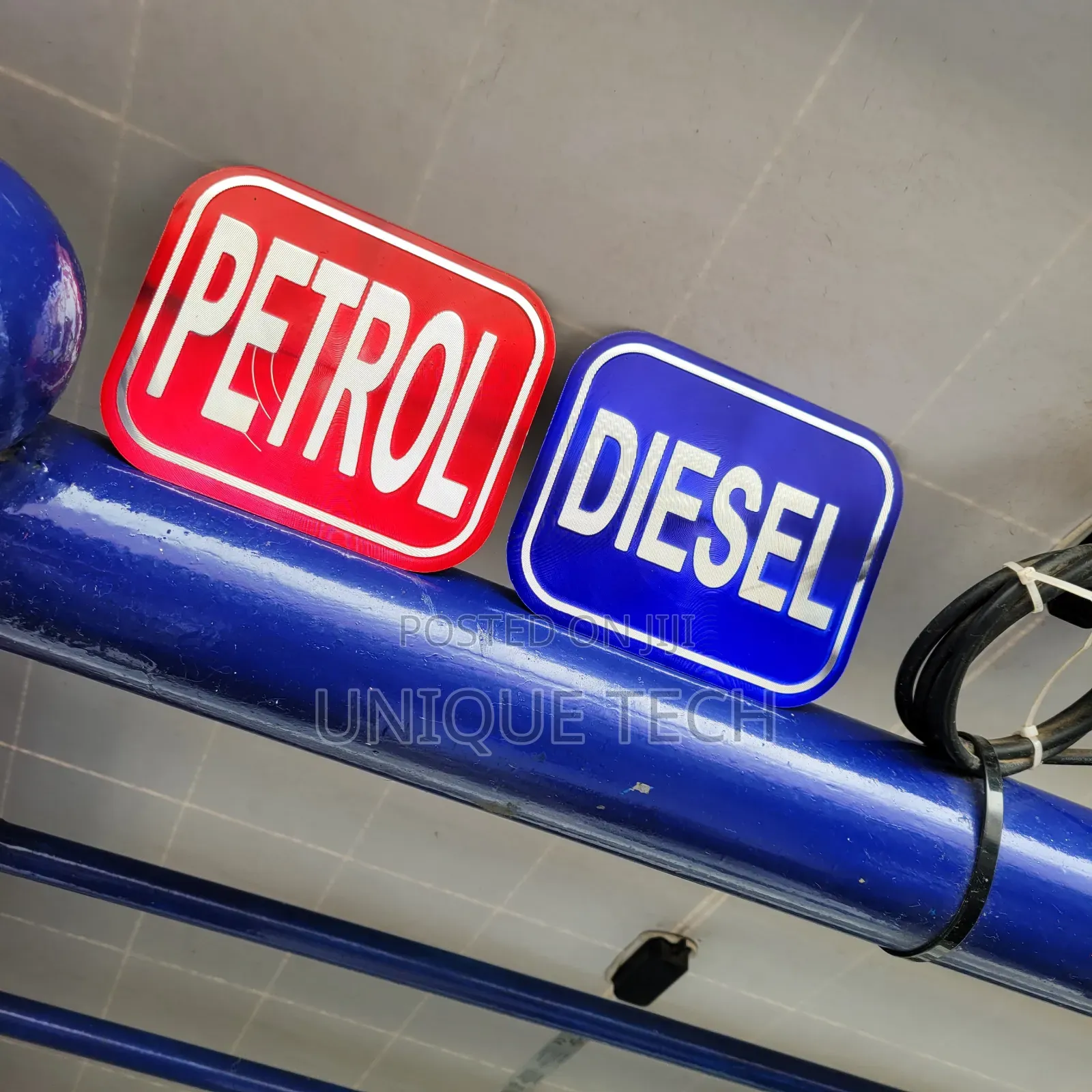 Car Fuel Stickers Petrol ,Diesel Identification Labels