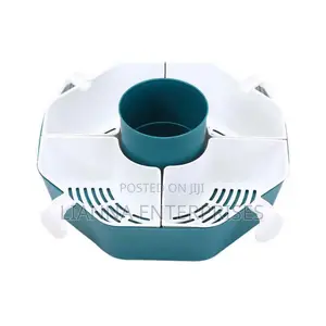 Multifunctional 5 Slot Rotating Vegetable Preparation Bowl