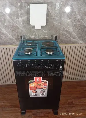 Euroken 50x55 Cooker With Gas Burners Electric Hot Plate