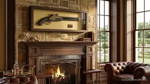 2 Gun 4 Bullets Wall Decor