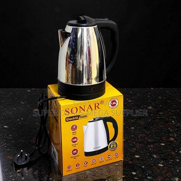 Contemporary Automatic Shut-Off Stainless Steel Electric Kettle - thumbnail 2