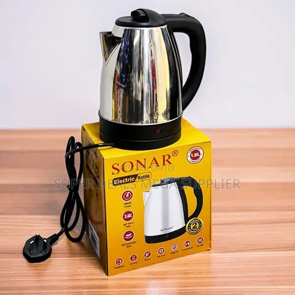 Hygienic Fast Boiling 1500watts Power Stainless Steel Electric Kettle