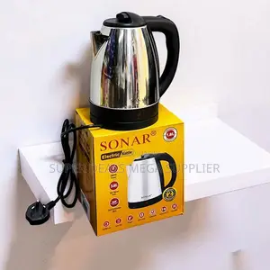 Safe 360° Rotational Base Stainless Steel Electric Kettle