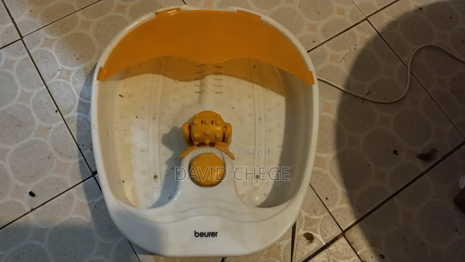 Electric Foot Bath Massager – Heated Soak With Vibration.