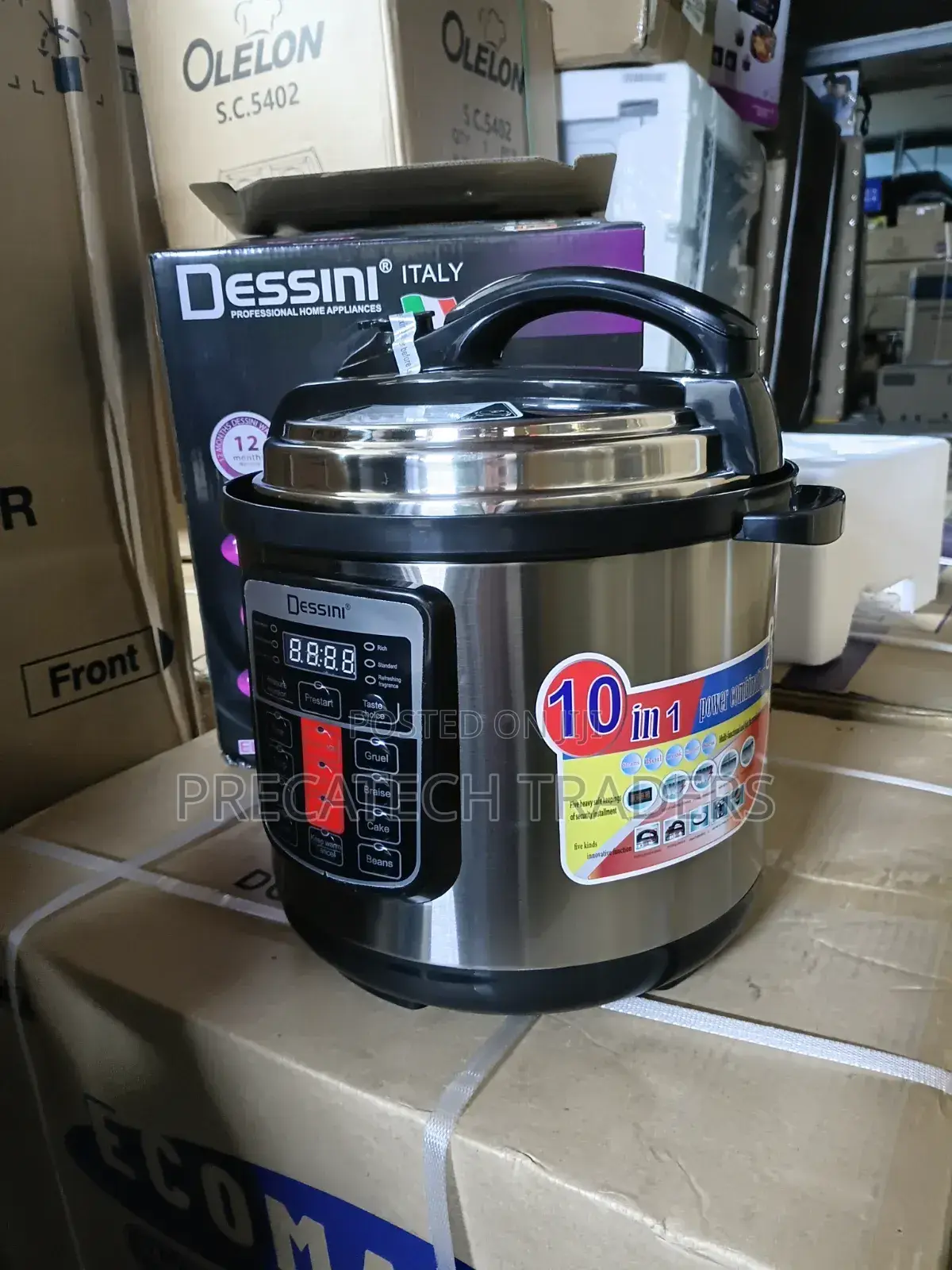 Dessini 10-in-1 Electric Pressure Cooker – Fast, Safe Easy Cooking