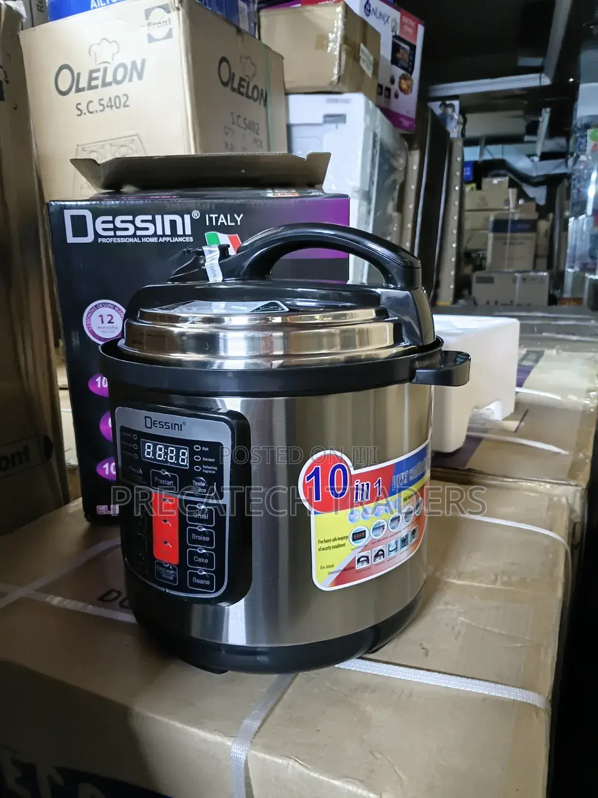 Dessini 10-in-1 Electric Pressure Cooker – Fast, Safe Easy Cooking
