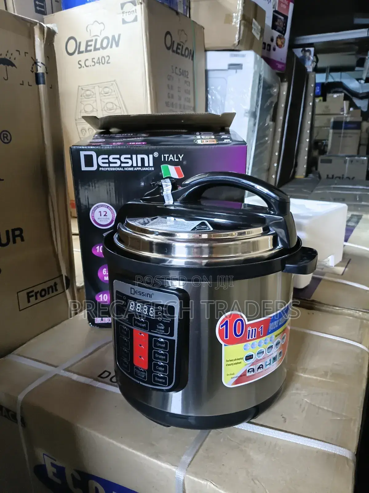 Dessini Digital Pressure Cooker – Fast Energy Saving