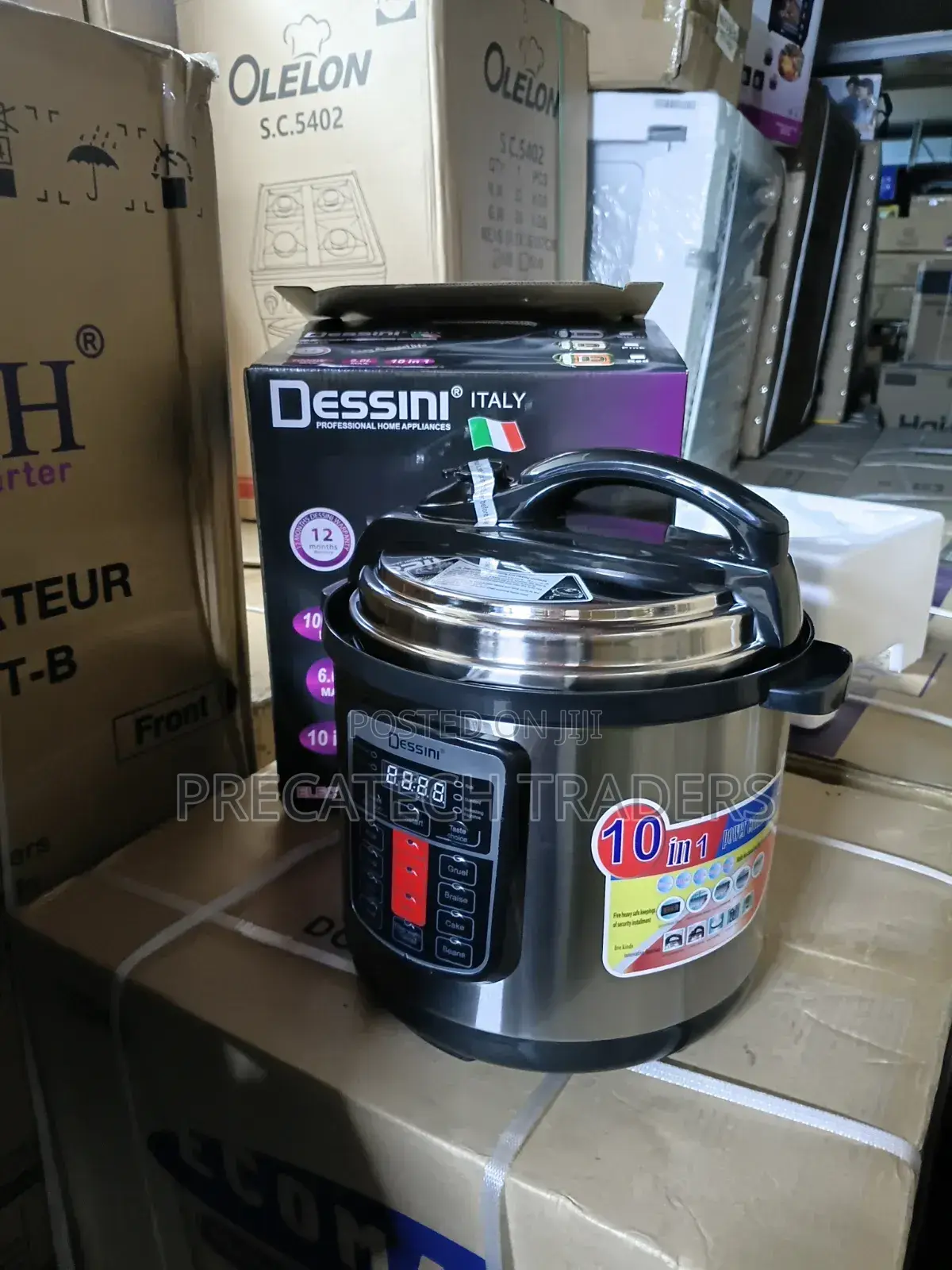 Dessini Electric Pressure Cooker – Stainless Steel