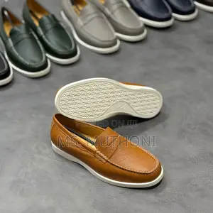 Dior Men's Grained Leather Penny Loafers Size 40-46