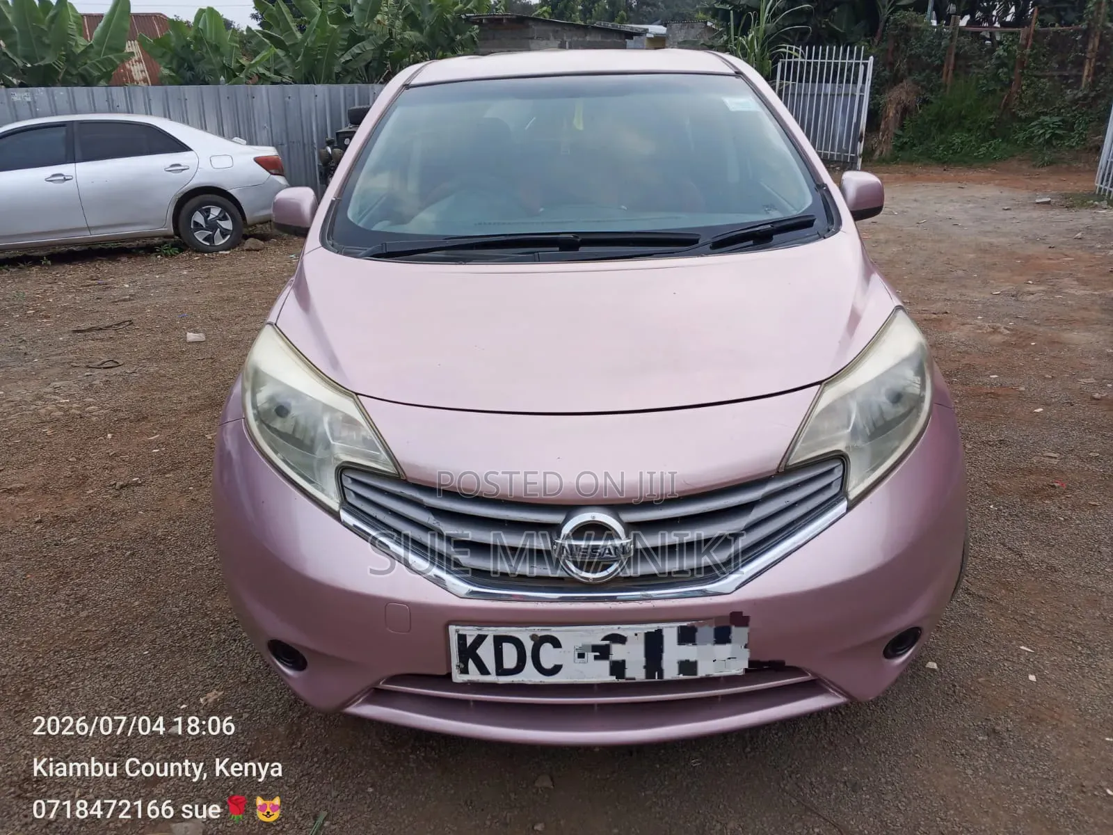 Nissan Note 2014 Pink